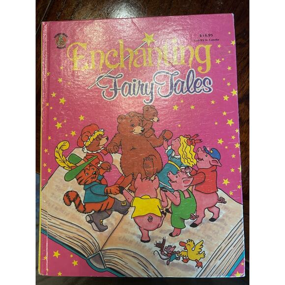 Enchanting Fairy Tales By Jim Lawrence - Hardcover Very Good Condition 1989 - Picture 1 of 7